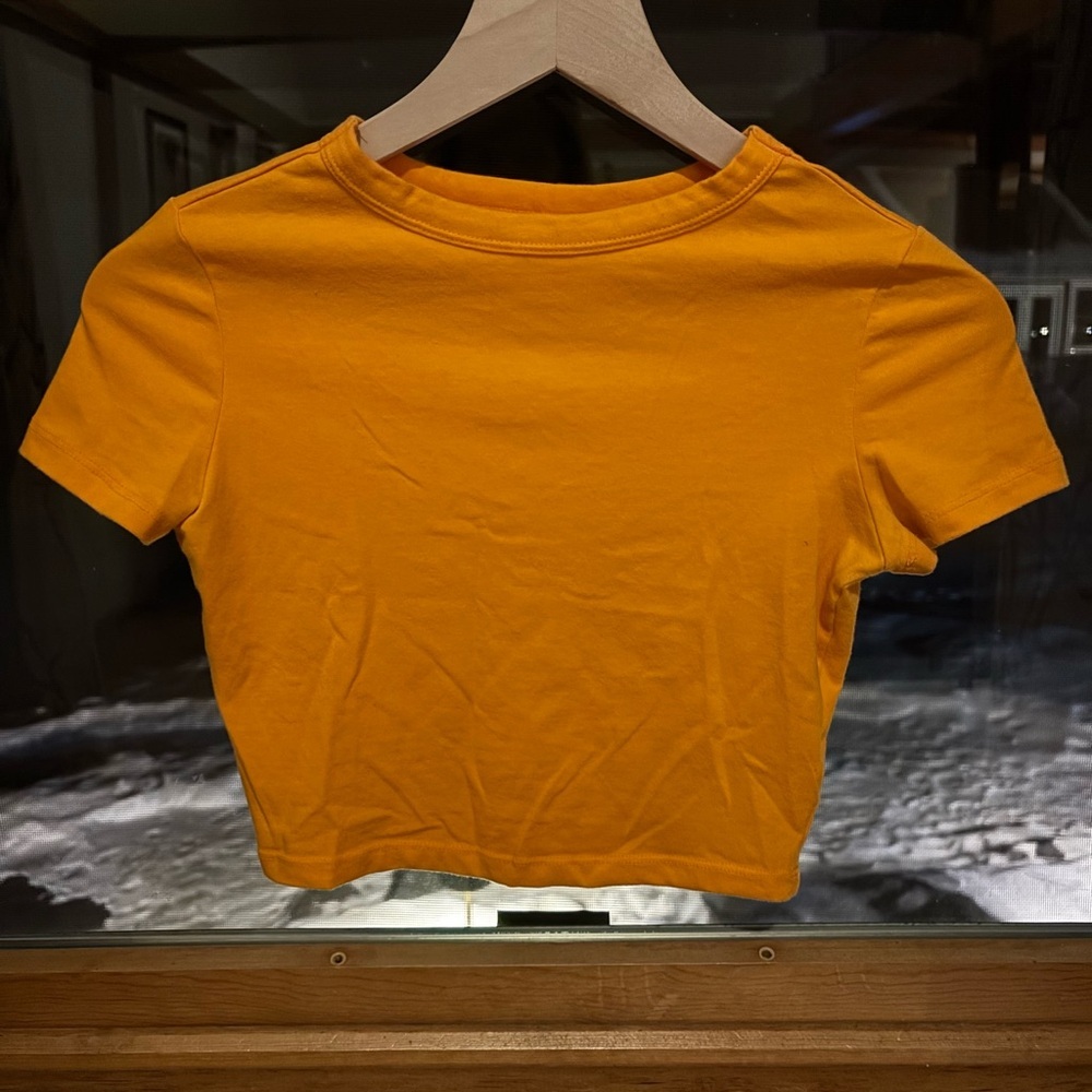 Wild Fable Vibrant Orange Crop Top